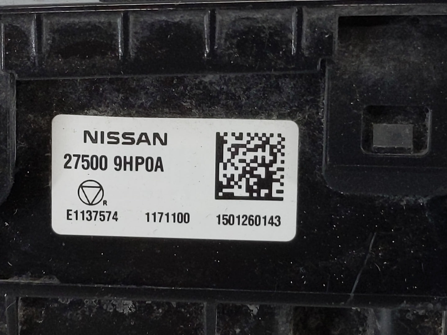 2015 Nissan Altima Climate Control Module Temperature AC/Heater Replacement P/N:27500 9HP0A Fits OEM Used Auto Parts - Oemus