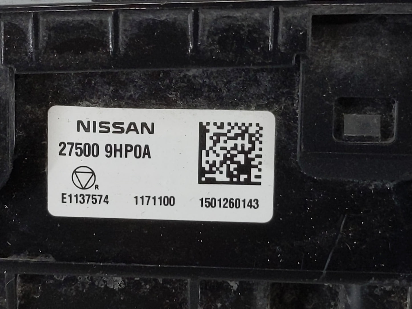 2015 Nissan Altima Climate Control Module Temperature AC/Heater Replacement P/N:27500 9HP0A Fits OEM Used Auto Parts - Oemus