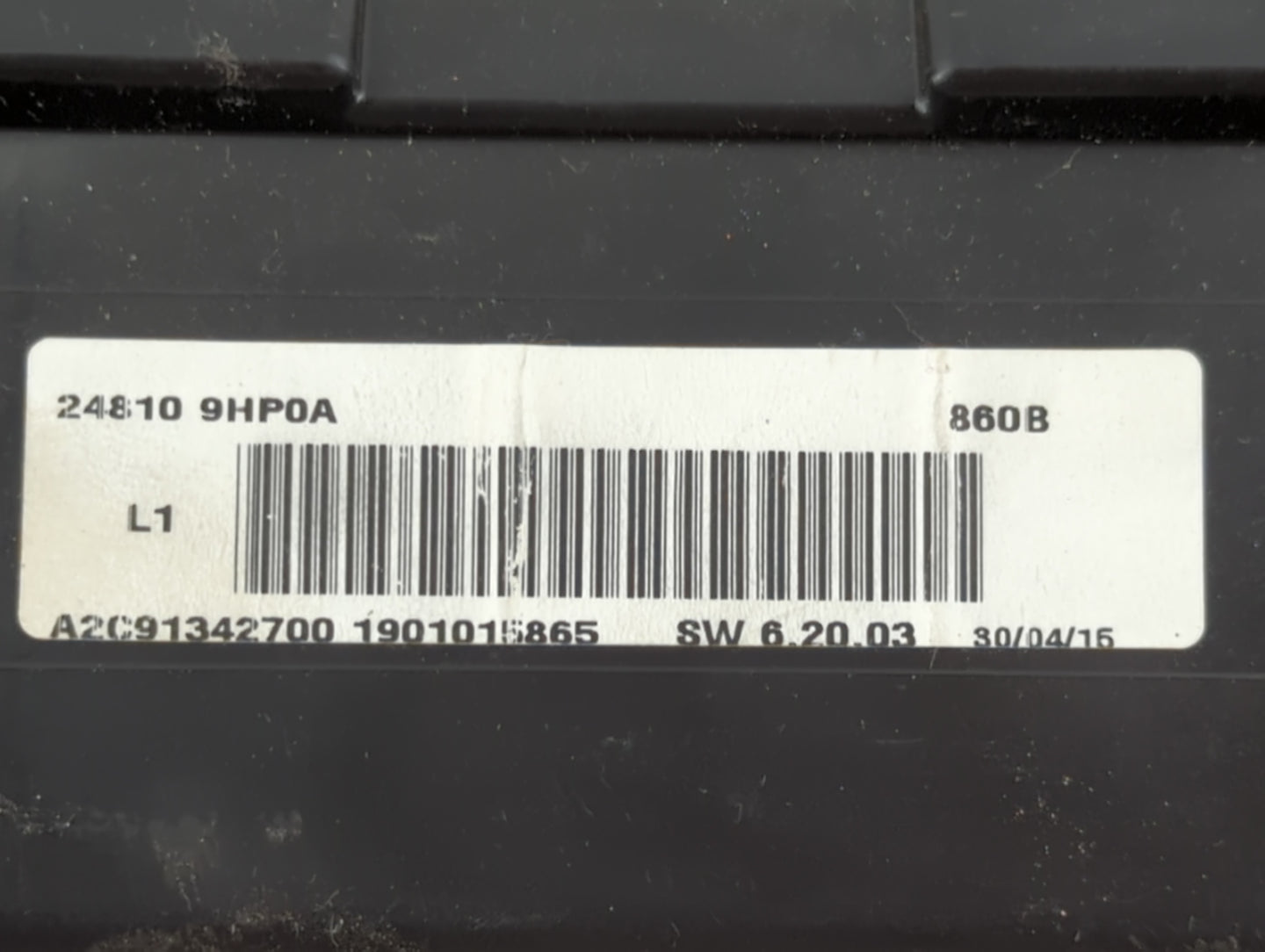 2015 Nissan Altima Instrument Cluster Speedometer Gauges P/N:24810 9HP0A Fits OEM Used Auto Parts - Oemusedautoparts1.com