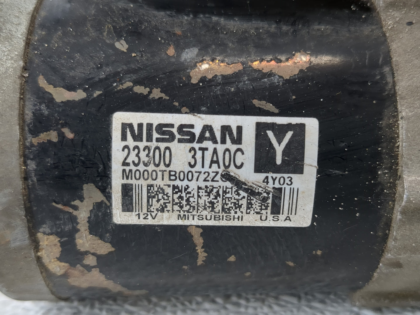 2013-2018 Nissan Altima Car Starter Motor Solenoid OEM P/N:23300 3TA0C Fits Fits 2013 2014 2015 2016 2017 2018 OEM Used Auto
