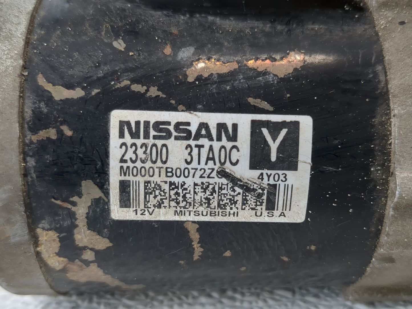 2013-2018 Nissan Altima Car Starter Motor Solenoid OEM P/N:23300 3TA0C Fits Fits 2013 2014 2015 2016 2017 2018 OEM Used Auto