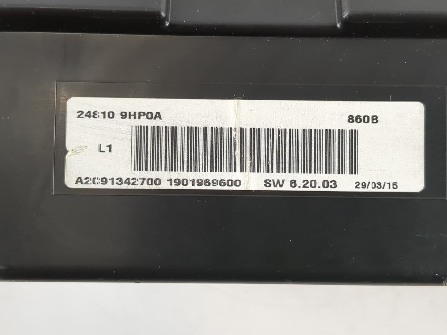 2015 Nissan Altima Instrument Cluster Speedometer Gauges P/N:24810 9HP04 Fits OEM Used Auto Parts - Oemusedautoparts1.com