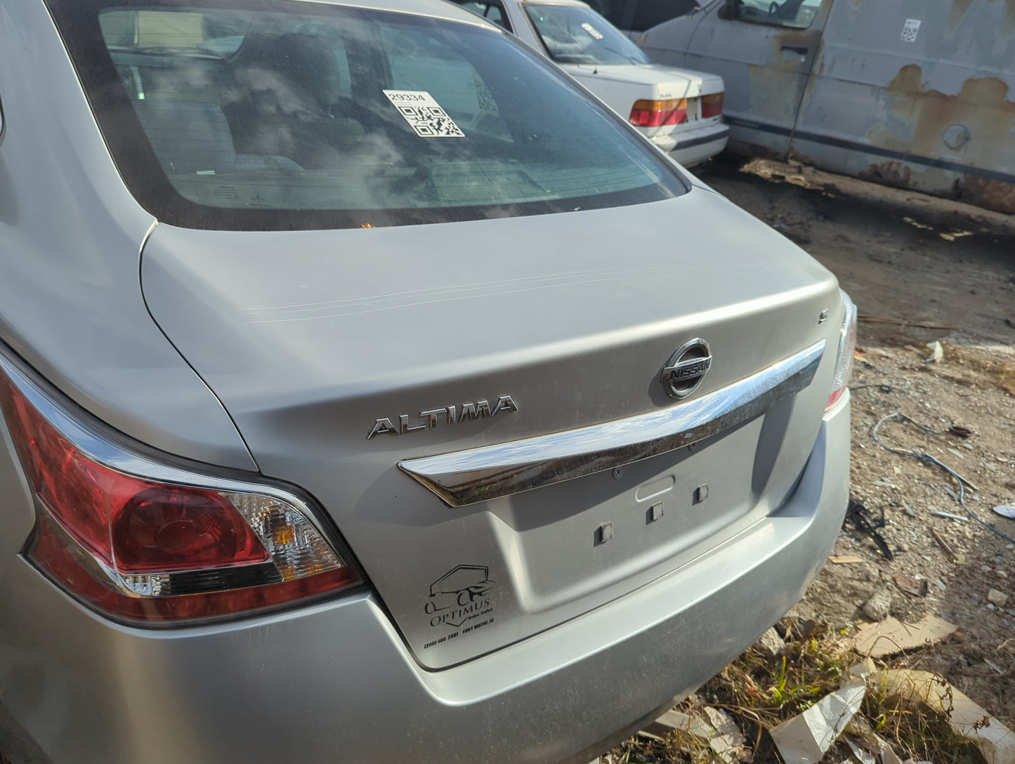 2013-2015 Nissan Altima Trunk/decklid/hatch/tailgate Oem 1225413 - Oemusedautoparts1.com