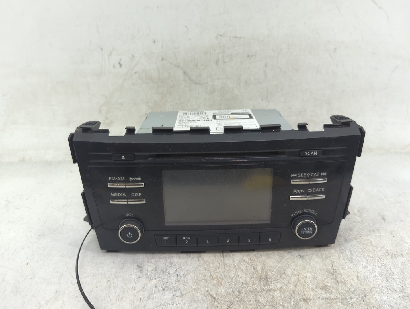 2013-2015 Nissan Altima Radio AM FM Cd Player Receiver Replacement P/N:28185 3TA1B Fits Fits 2013 2014 2015 OEM Used Auto Pa
