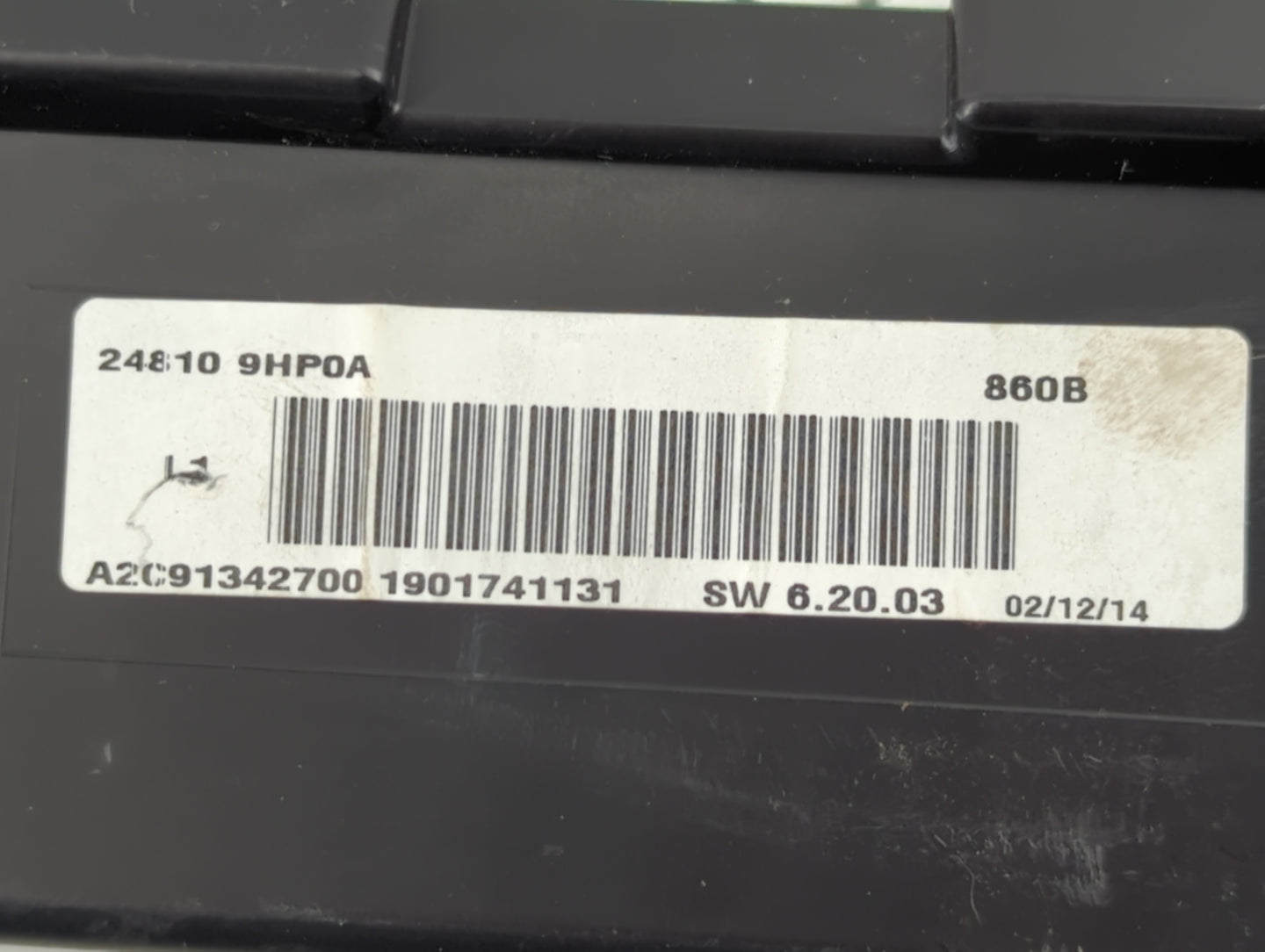 2015 Nissan Altima Instrument Cluster Speedometer Gauges P/N:24810 9HP0A Fits OEM Used Auto Parts - Oemusedautoparts1.com