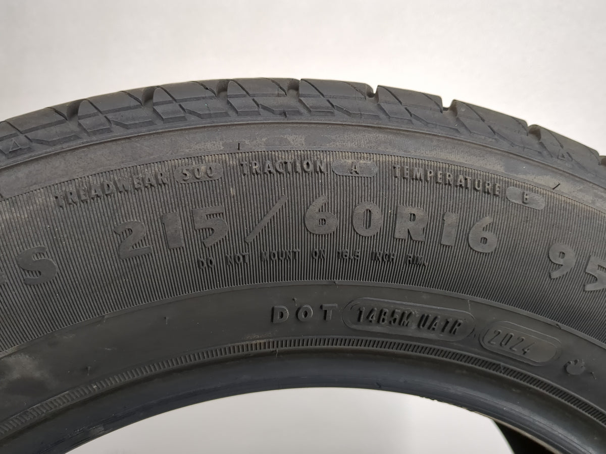Used Tire 215/60R16 DOUGLAS TOURING A/S 95V - Tread Depth 8/32 - Oemusedautoparts1.com