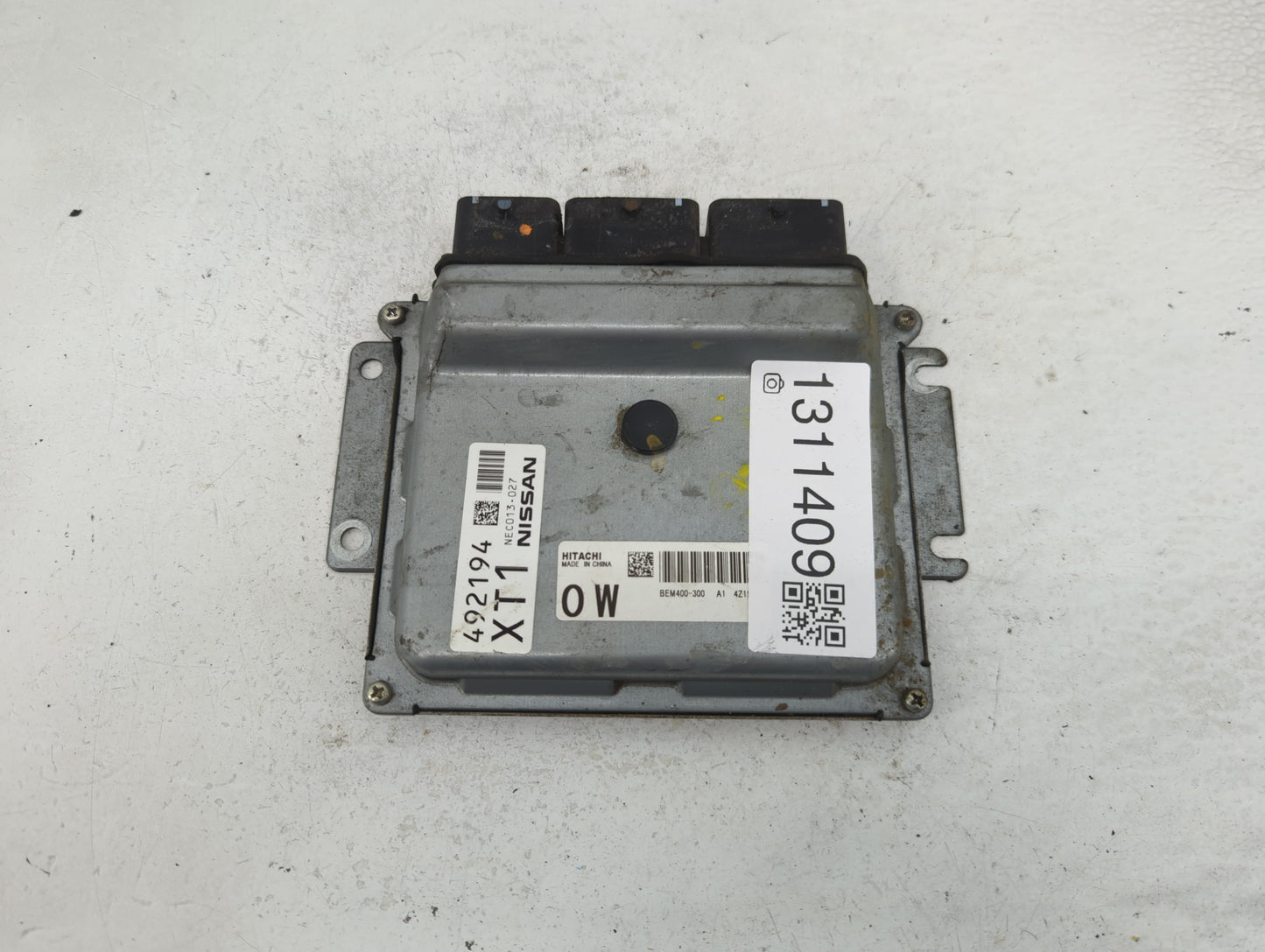 2015 Nissan Altima PCM Engine Control Computer ECU ECM PCU OEM P/N:NEC013-027 Fits Fits 2013 2014 OEM Used Auto Parts - Oemu