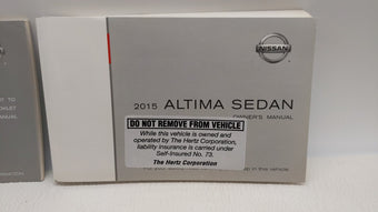 compare product 2015 Nissan Altima Owners Manual Book Guide OEM Used Auto Parts