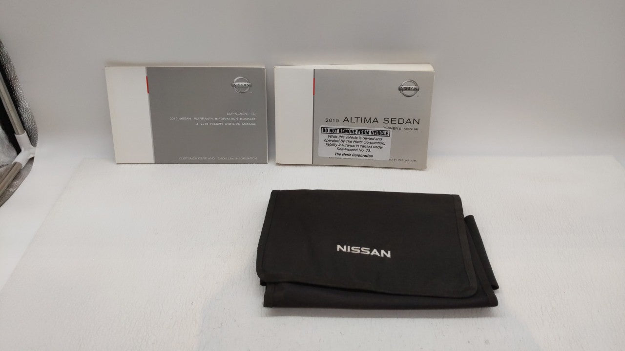 2015 Nissan Altima Owners Manual Book Guide OEM Used Auto Parts - Oemusedautoparts1.com