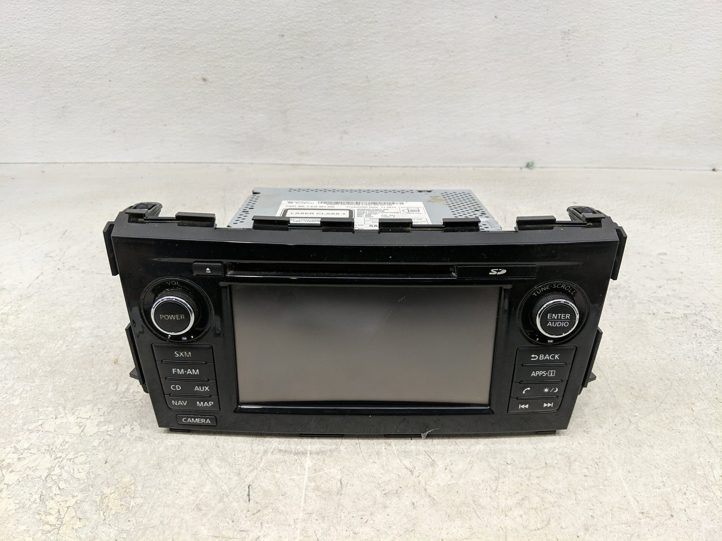 2015 Nissan Altima Radio AM FM Cd Player Receiver Replacement P/N:259159HP0B 7 612 051 338 Fits OEM Used Auto Parts - Oemuse