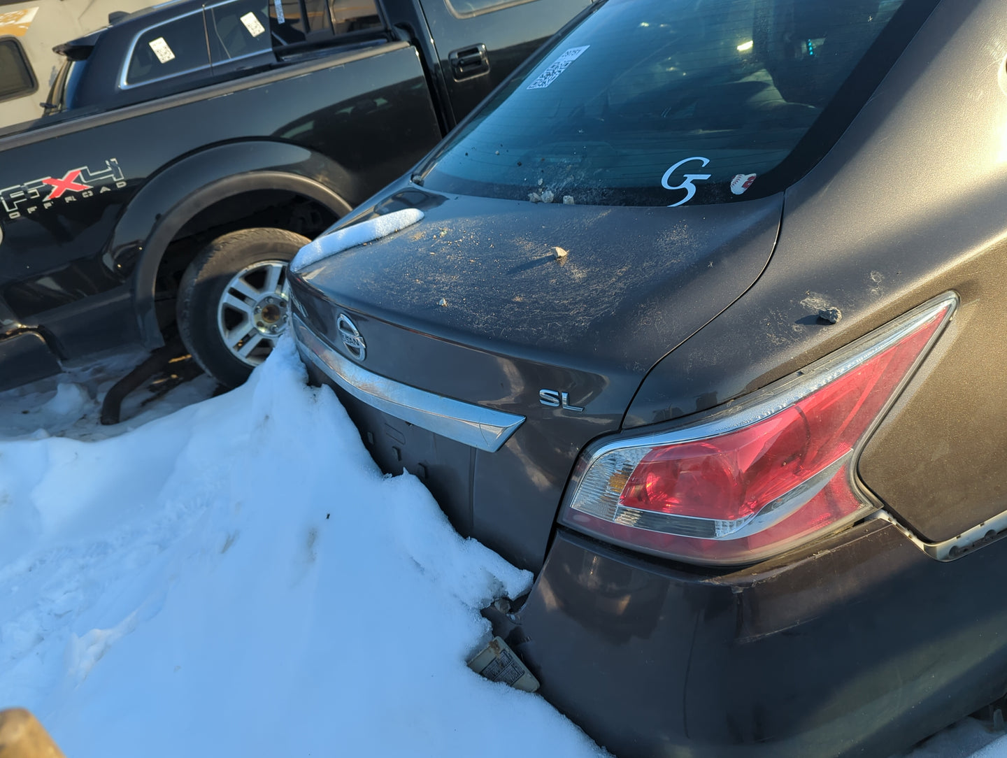 2013-2015 Nissan Altima Trunk/decklid/hatch/tailgate Oem 1364819 - Oemusedautoparts1.com