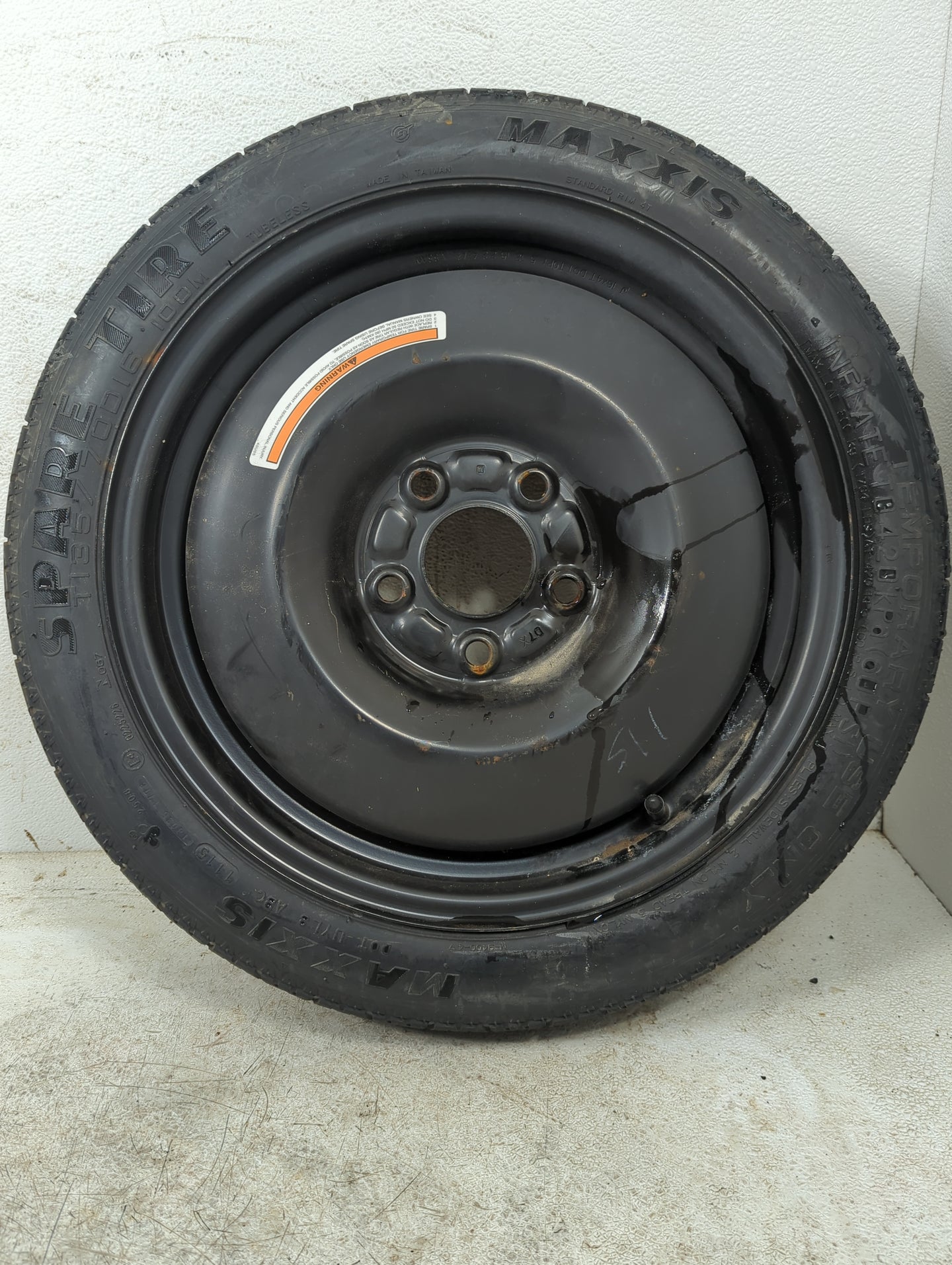 2013-2018 Nissan Altima Spare Donut Tire Wheel Rim Oem 1374887 - Oemusedautoparts1.com
