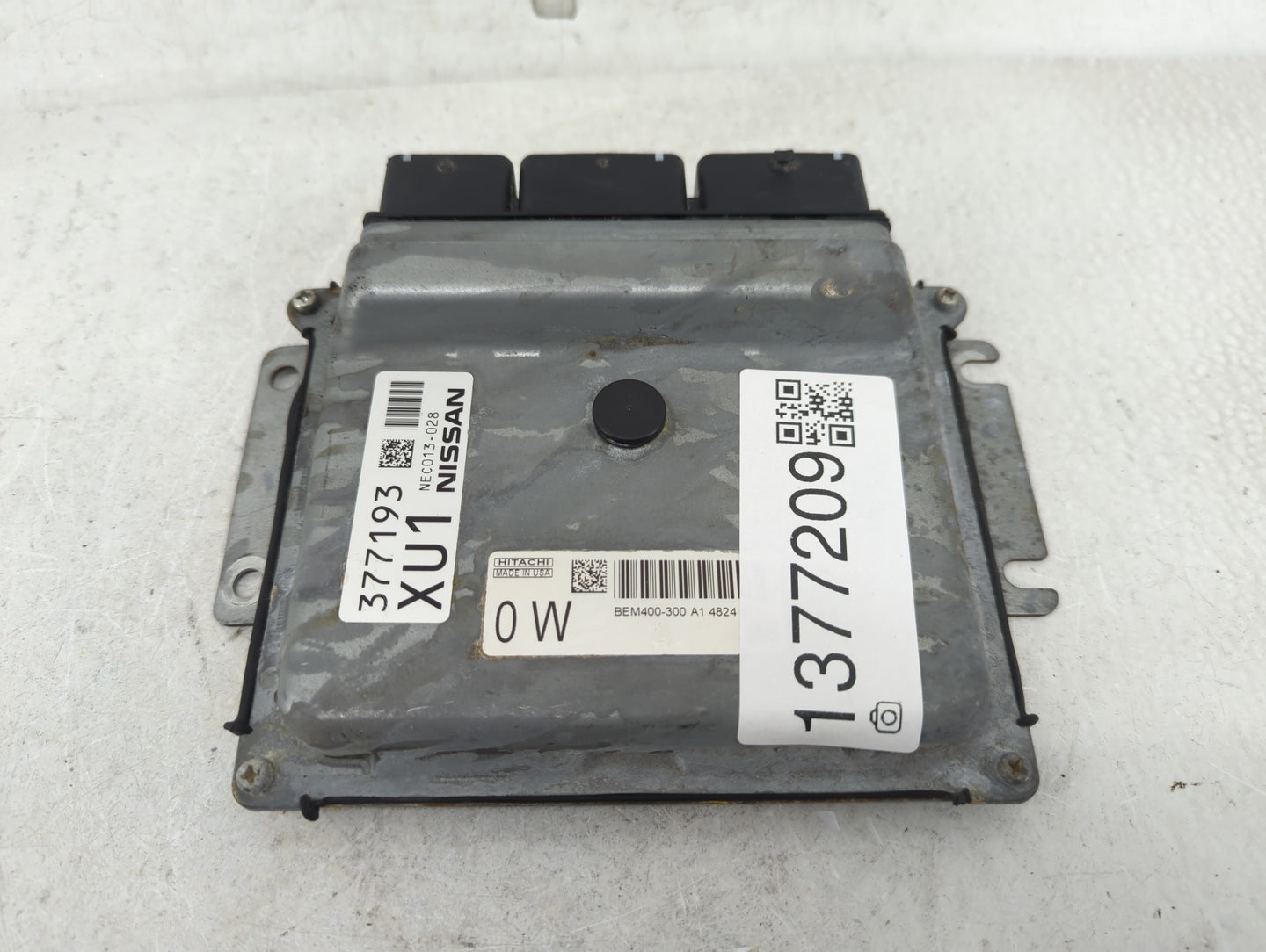 2015 Nissan Altima PCM Engine Control Computer ECU ECM PCU OEM P/N:BEM400-300 NEC013-028 Fits Fits 2013 2014 OEM Used Auto P