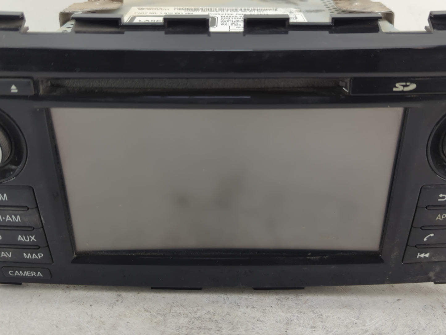 2015 Nissan Altima Radio AM FM Cd Player Receiver Replacement P/N:259159HP1A 7 612 051 252, 259159HP0B, 7 612 051 338 Fits O