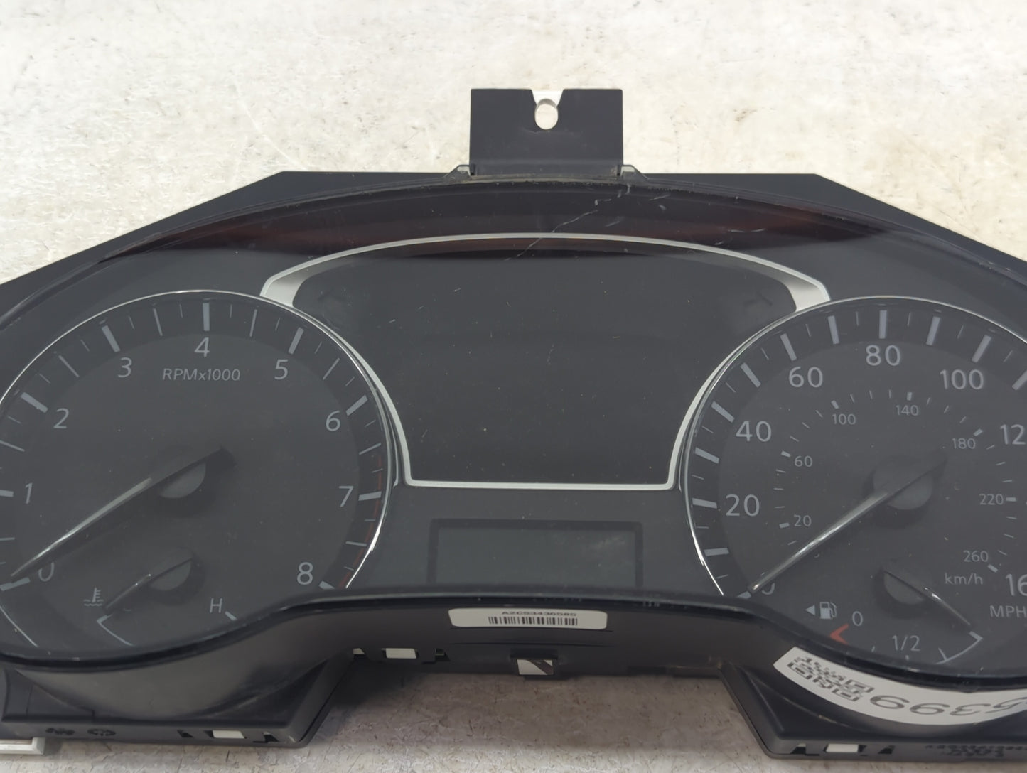 2015 Nissan Altima Instrument Cluster Speedometer Gauges P/N:24810 3TA0C Miles: Fits OEM Used Auto Parts - Oemusedautoparts1