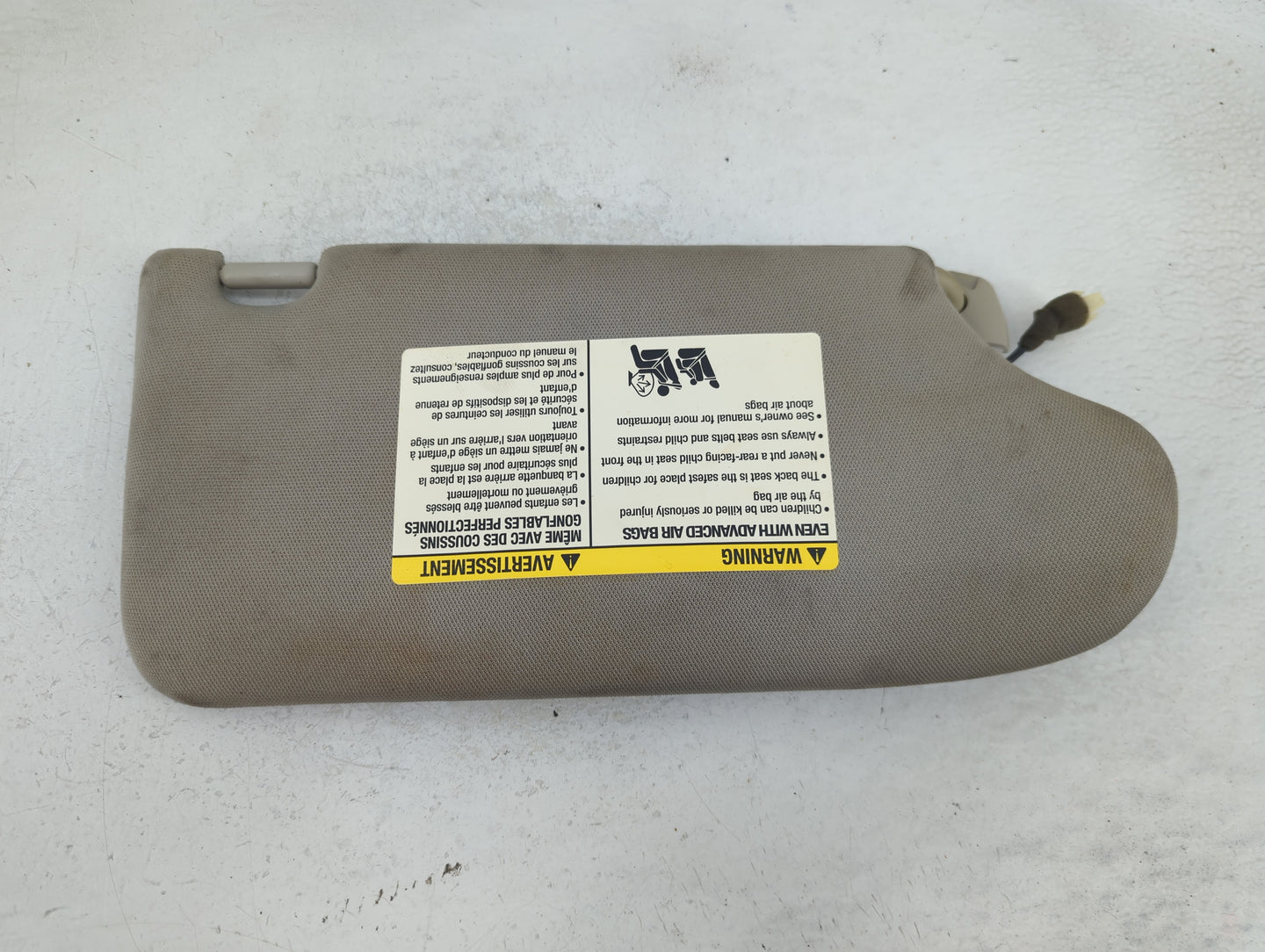 2013-2018 Nissan Altima Sun Visor Shade Replacement Driver Left Mirror Fits Fits 2013 2014 2015 2016 2017 2018 OEM Used Auto