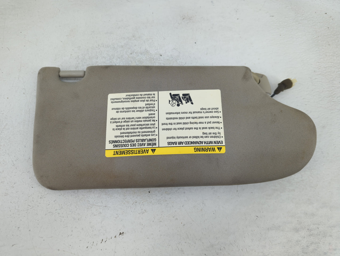 2013-2018 Nissan Altima Sun Visor Shade Replacement Driver Left Mirror Fits Fits 2013 2014 2015 2016 2017 2018 OEM Used Auto