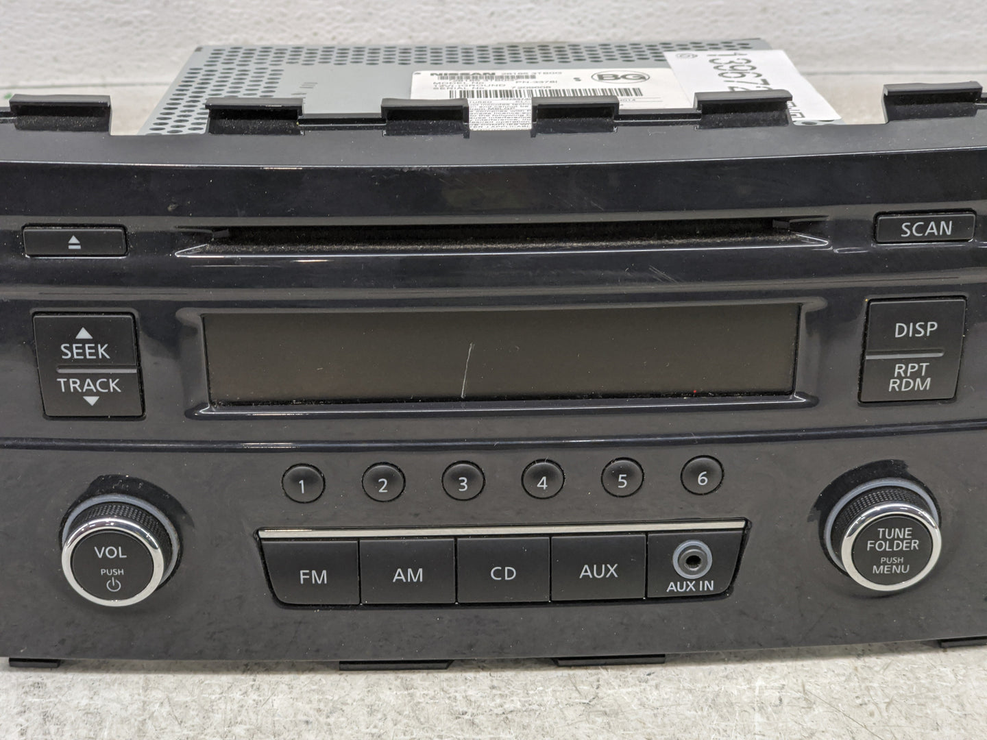 2013-2015 Nissan Altima Radio AM FM Cd Player Receiver Replacement P/N:28185 3TB0G Fits Fits 2013 2014 2015 OEM Used Auto Pa