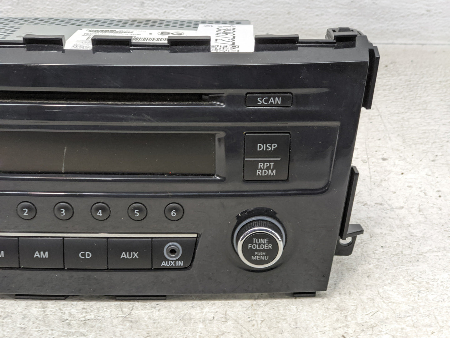 2013-2015 Nissan Altima Radio AM FM Cd Player Receiver Replacement P/N:28185 3TB0G Fits Fits 2013 2014 2015 OEM Used Auto Pa