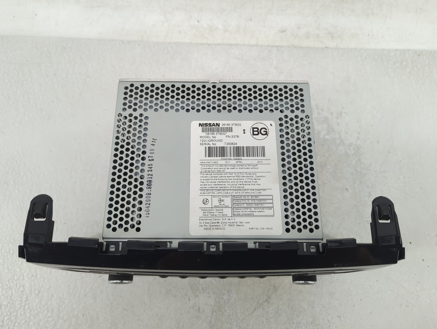 2013-2015 Nissan Altima Radio AM FM Cd Player Receiver Replacement P/N:28185 3TB0G Fits Fits 2013 2014 2015 OEM Used Auto Pa