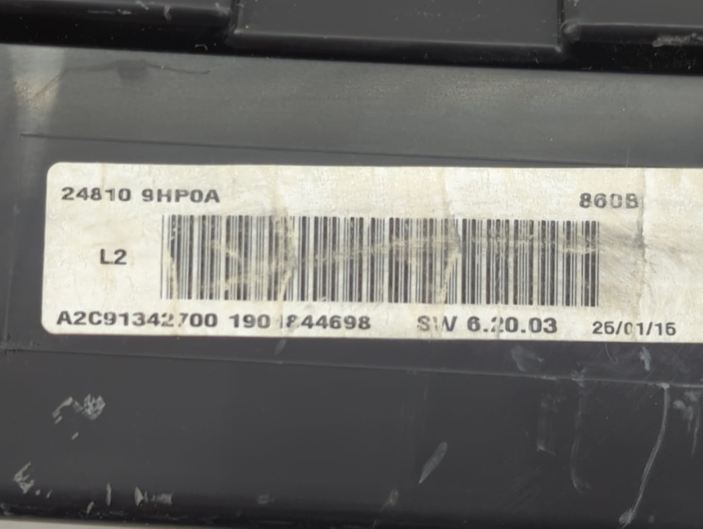 2015 Nissan Altima Instrument Cluster Speedometer Gauges P/N:24810-9HP0A Fits OEM Used Auto Parts - Oemusedautoparts1.com