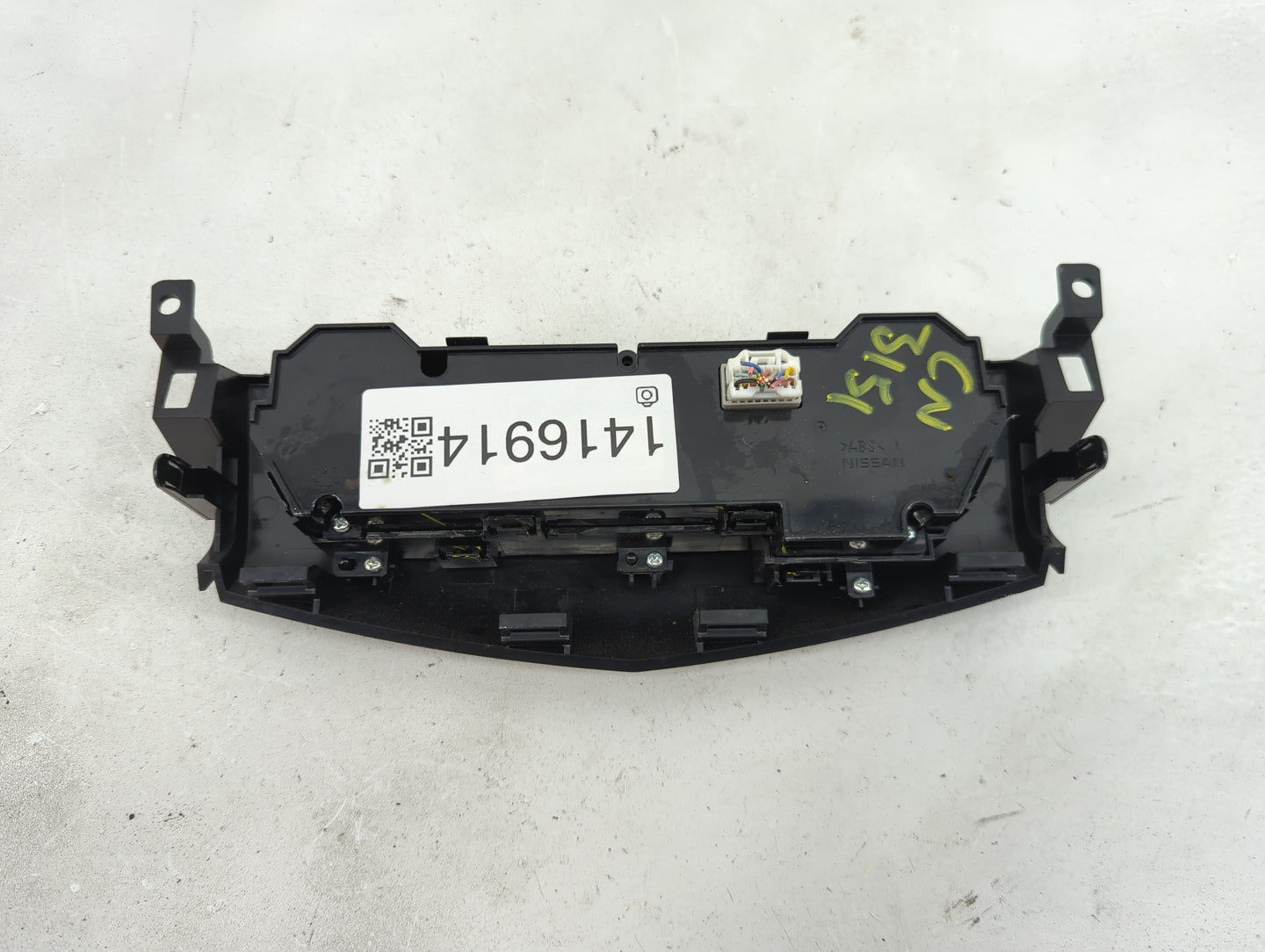 2015 Nissan Altima Climate Control Module Temperature AC/Heater Replacement Fits OEM Used Auto Parts - Oemusedautoparts1.com