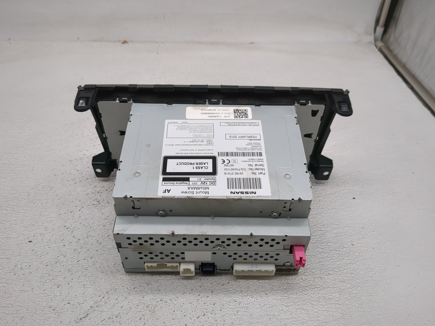 2013-2015 Nissan Altima Radio AM FM Cd Player Receiver Replacement P/N:28185 3TA1B Fits Fits 2013 2014 2015 OEM Used Auto Pa