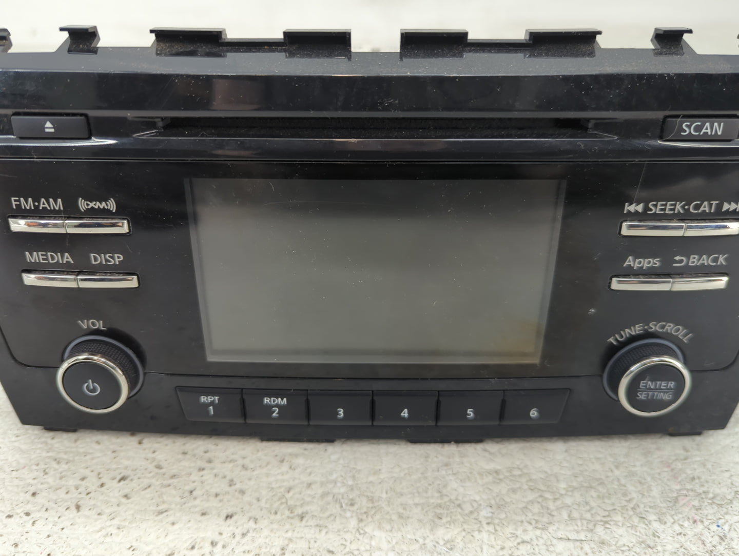 2013-2015 Nissan Altima Radio AM FM Cd Player Receiver Replacement P/N:28185 3TA1B Fits Fits 2013 2014 2015 OEM Used Auto Pa