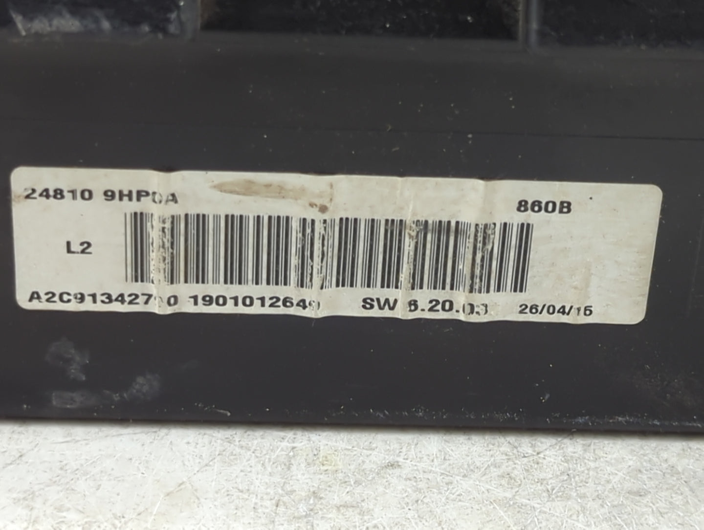 2015 Nissan Altima Instrument Cluster Speedometer Gauges P/N:24810 9HP0A A2C91342700 Fits OEM Used Auto Parts - Oemusedautop