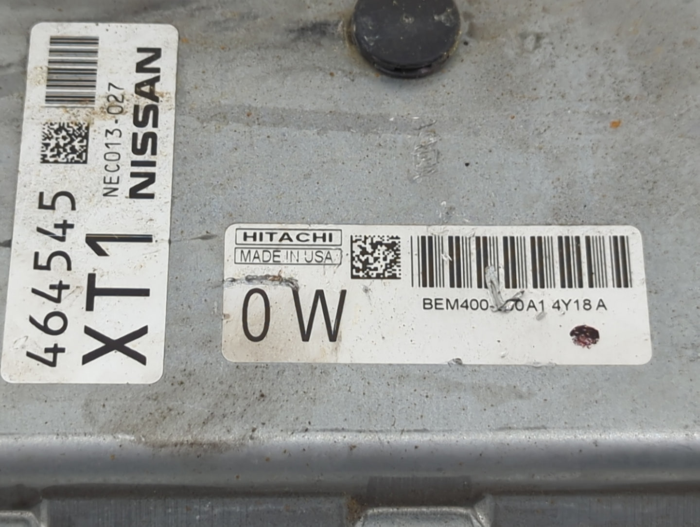 2015 Nissan Altima PCM Engine Control Computer ECU ECM PCU OEM P/N:NEC013-027 BEM400-0A1 Fits Fits 2013 2014 OEM Used Auto P