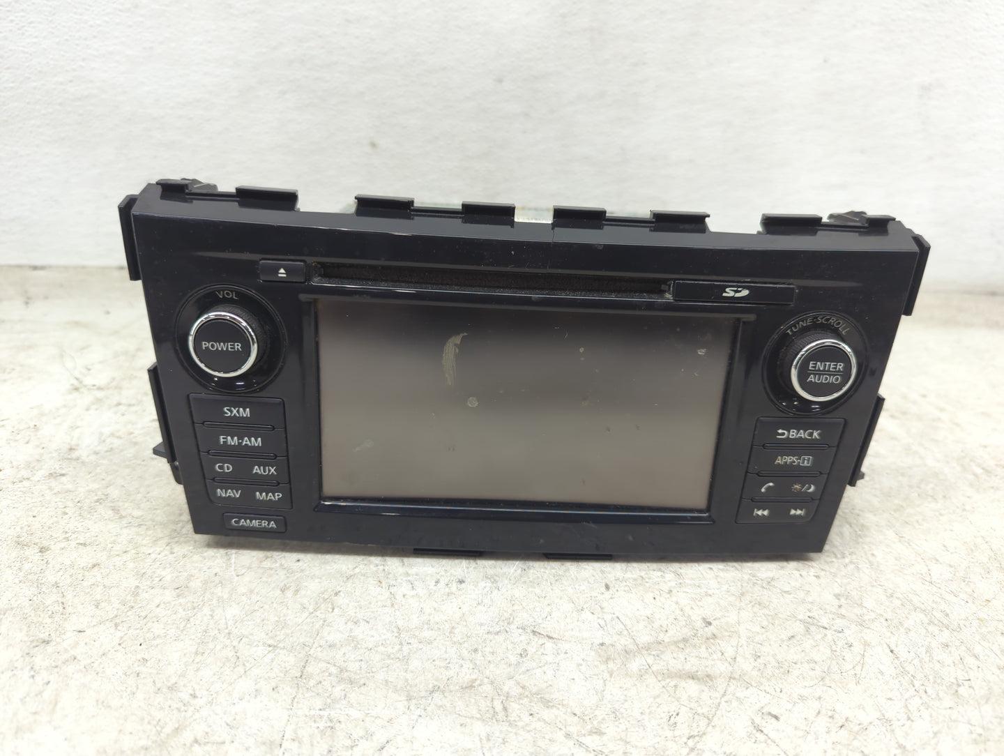 2015 Nissan Altima Radio AM FM Cd Player Receiver Replacement P/N:7612051338 259159HP0B, LCN2K70A00 Fits OEM Used Auto Parts