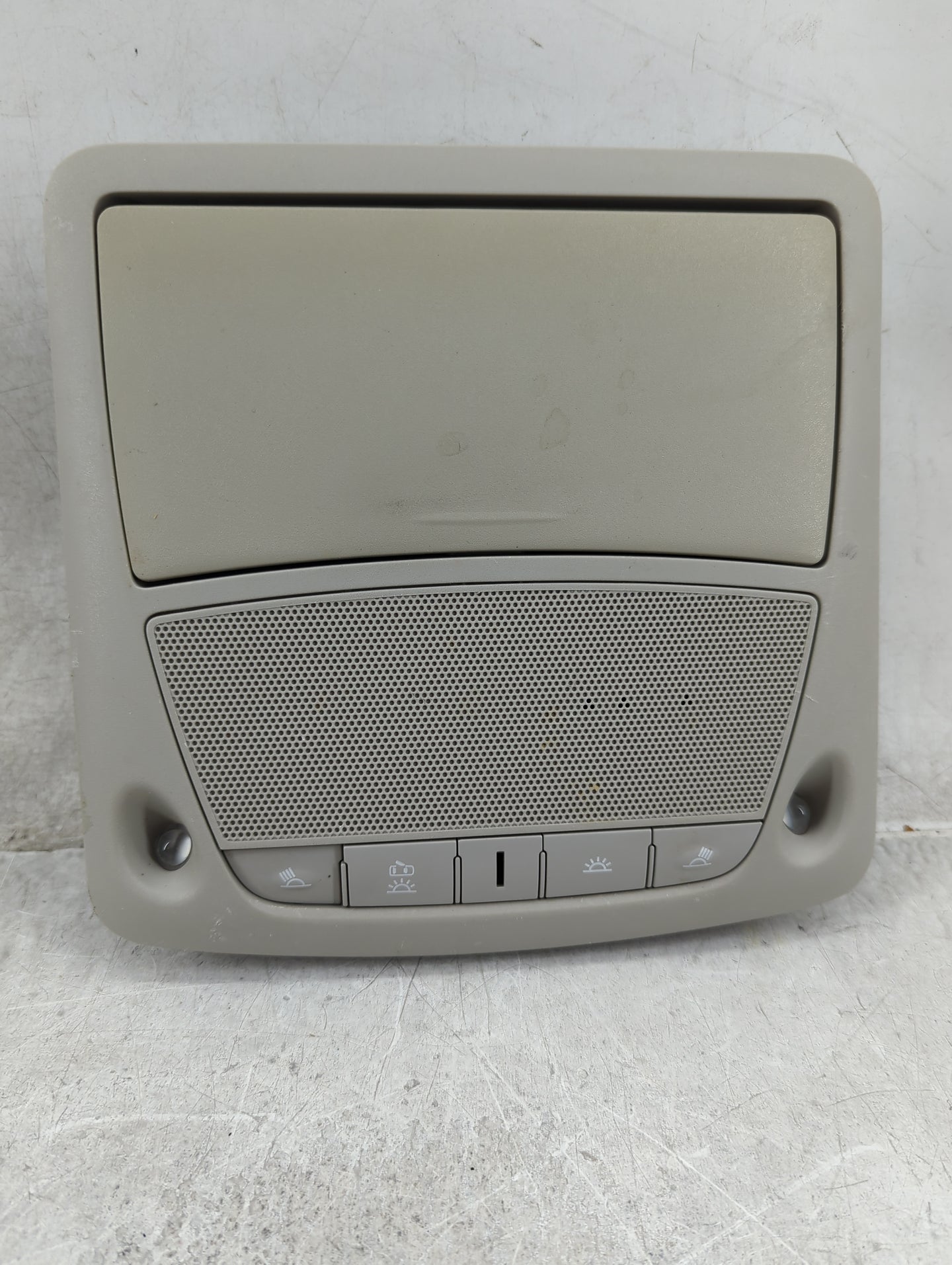 2015 Nissan Altima Overhead Console W/rear Climate Control Tan - Oemusedautoparts1.com