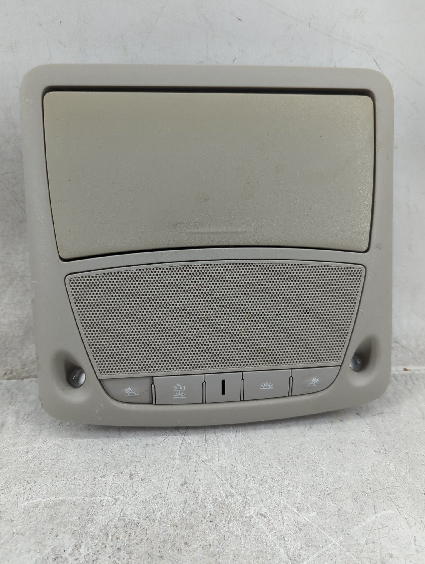 2015 Nissan Altima Overhead Console W/rear Climate Control Tan - Oemusedautoparts1.com