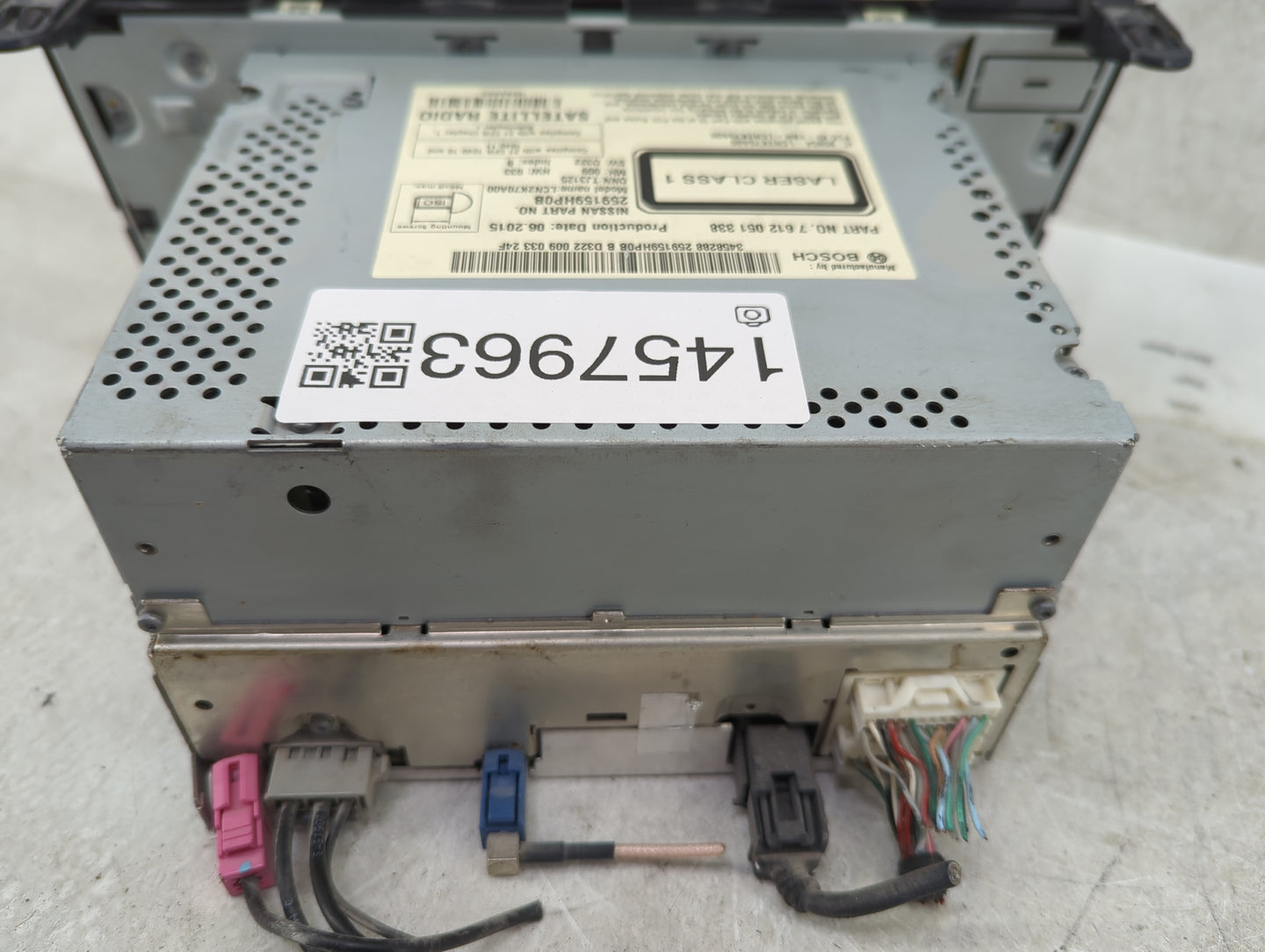 2015 Nissan Altima Radio AM FM Cd Player Receiver Replacement P/N:259159HP0B 7612051338, LCN2K70A00, TJ3125, YBN-LCN2K70A00 