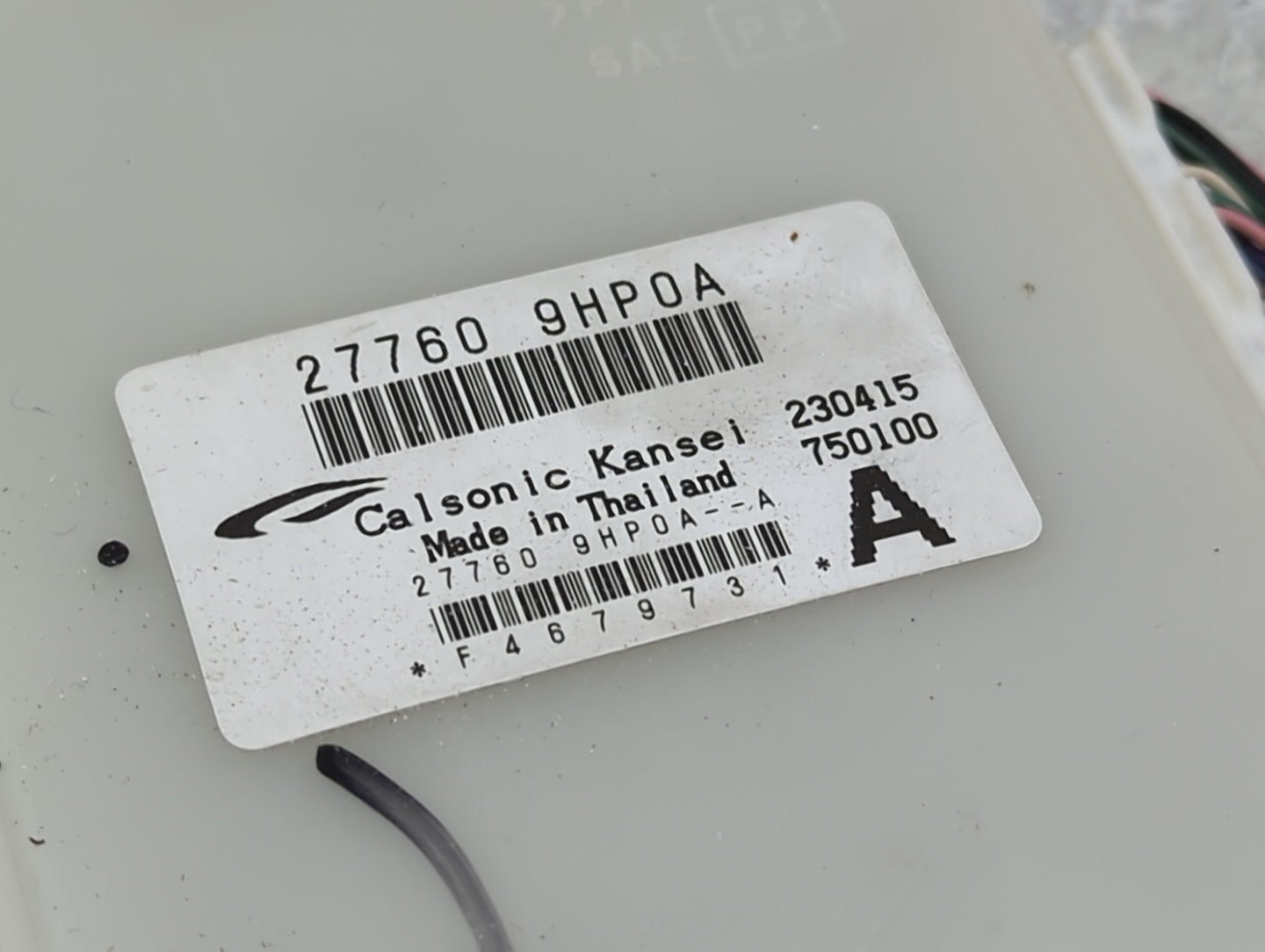 2014-2015 Nissan Altima Temperature Control Module - Oemusedautoparts1.com