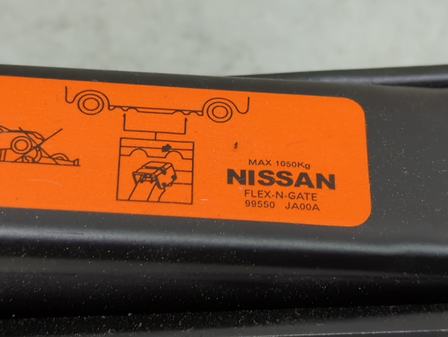 2015 Nissan Altima Spare Scissor Car Jack Black - Oemusedautoparts1.com
