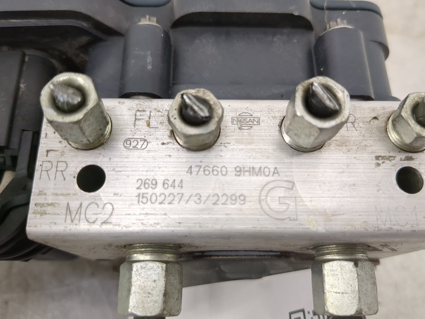2015 Nissan Altima ABS Pump Control Module Replacement P/N:47660 9HM0A Fits OEM Used Auto Parts - Oemusedautoparts1.com