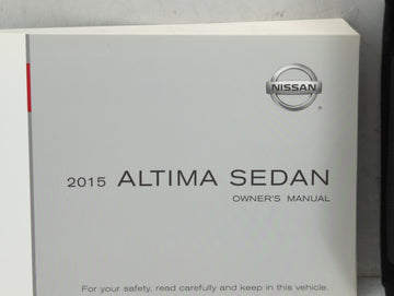 2015 Nissan Altima Owners Manual Book Guide P/N:OM15EA0L33U4 OEM Used Auto Parts