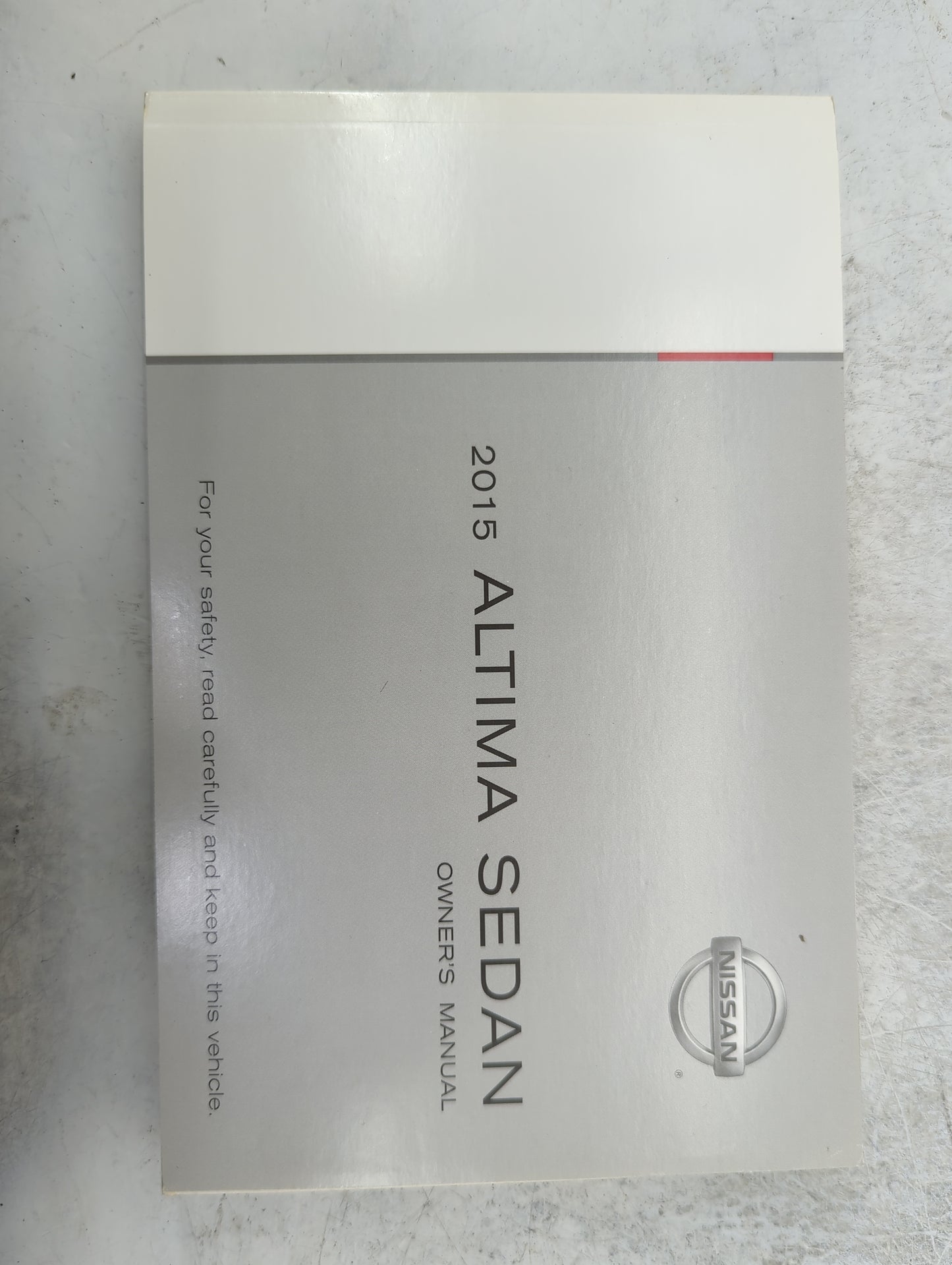 2015 Nissan Altima Owners Manual Book Guide P/N:OM15EA 0L33U4 LL15E NALLU4 OEM Used Auto Parts - Oemusedautoparts1.com
