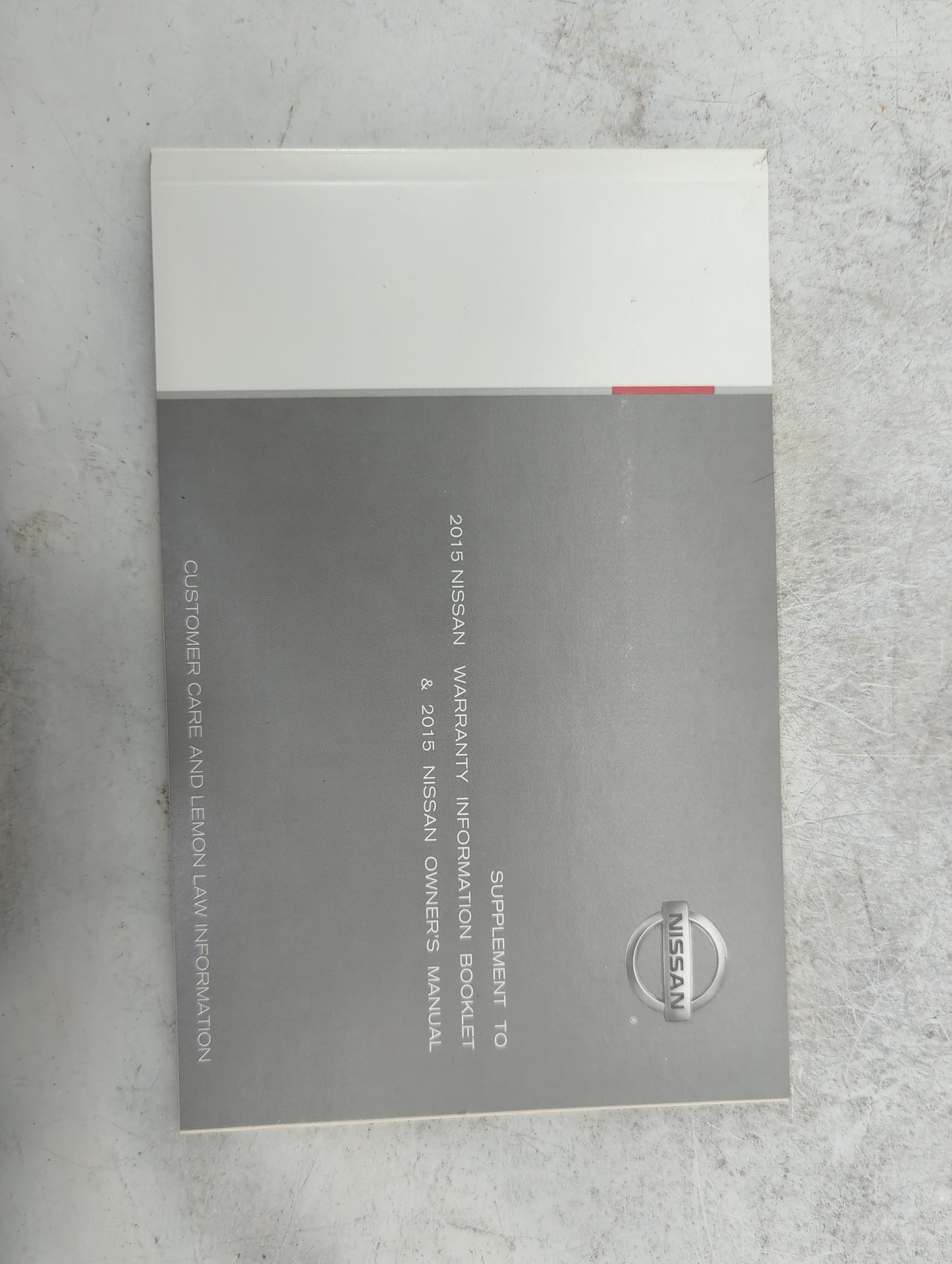 2015 Nissan Altima Owners Manual Book Guide P/N:OM15EA 0L33U4 LL15E NALLU4 OEM Used Auto Parts - Oemusedautoparts1.com
