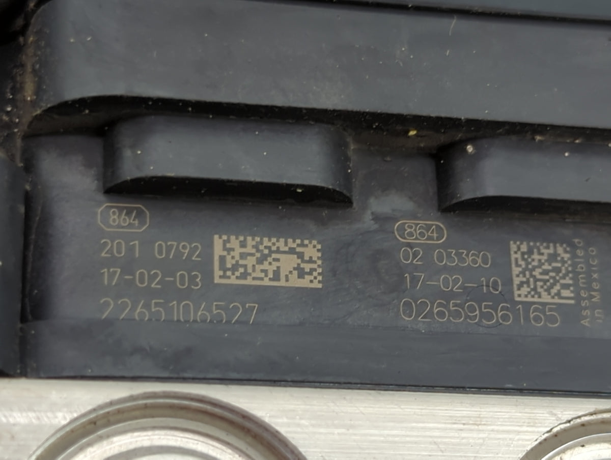 2015 Nissan Altima Anti-Lock Brake ABS Pump Module Actuator OEM P/N:0265956165 2265106527, 0265255176 Fits Fits 2016 2017 20