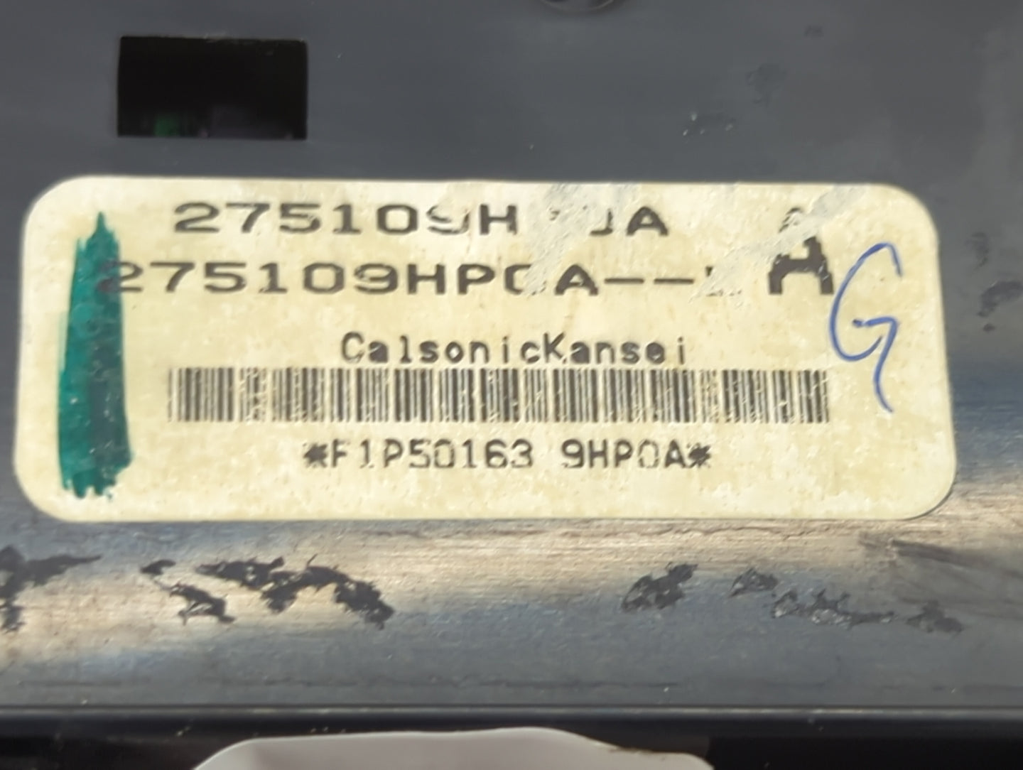 2015 Nissan Altima Climate Control Module Temperature AC/Heater Replacement P/N:275109HP0A Fits OEM Used Auto Parts - Oemuse