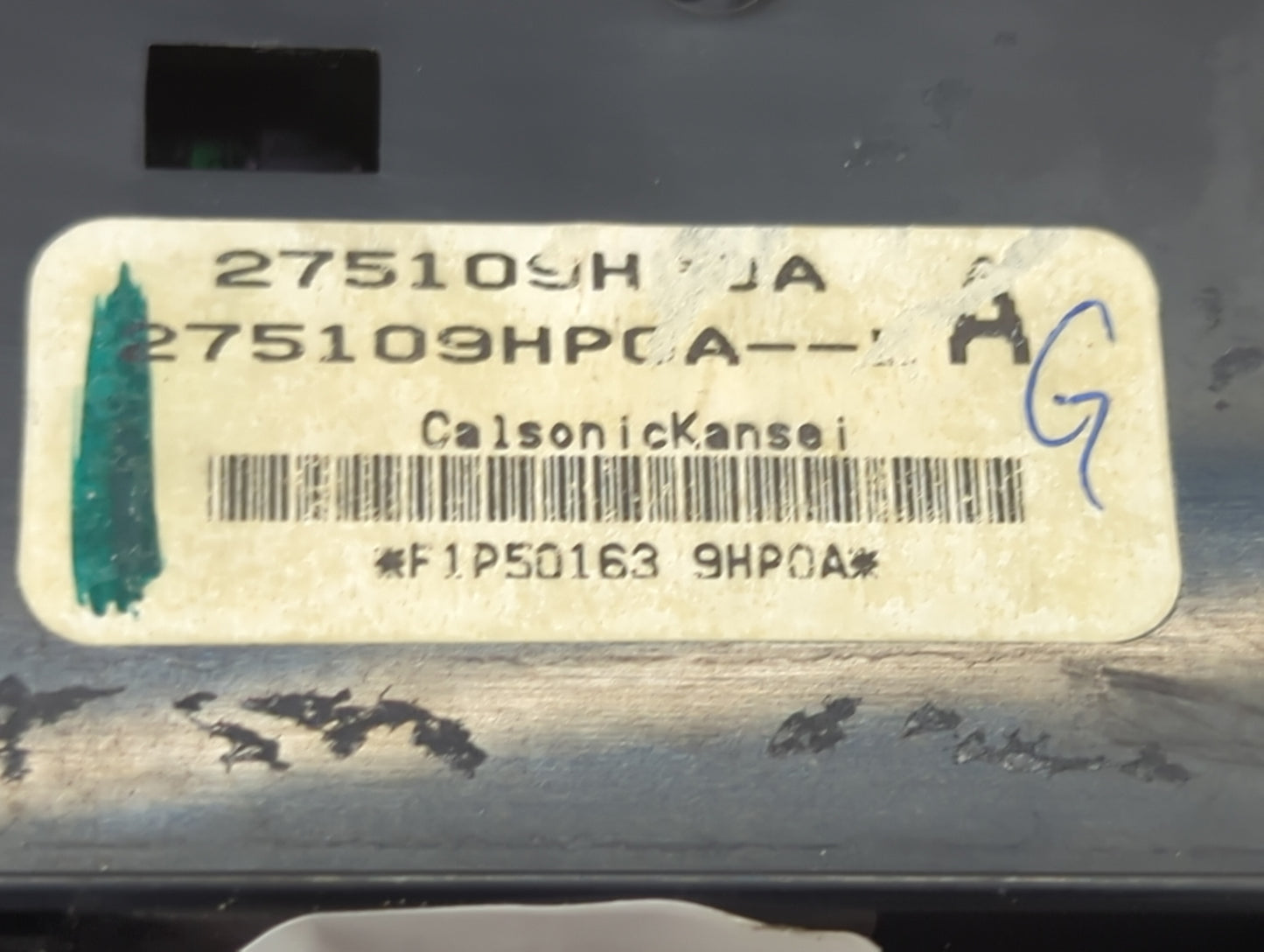 2015 Nissan Altima Climate Control Module Temperature AC/Heater Replacement P/N:275109HP0A Fits OEM Used Auto Parts - Oemuse