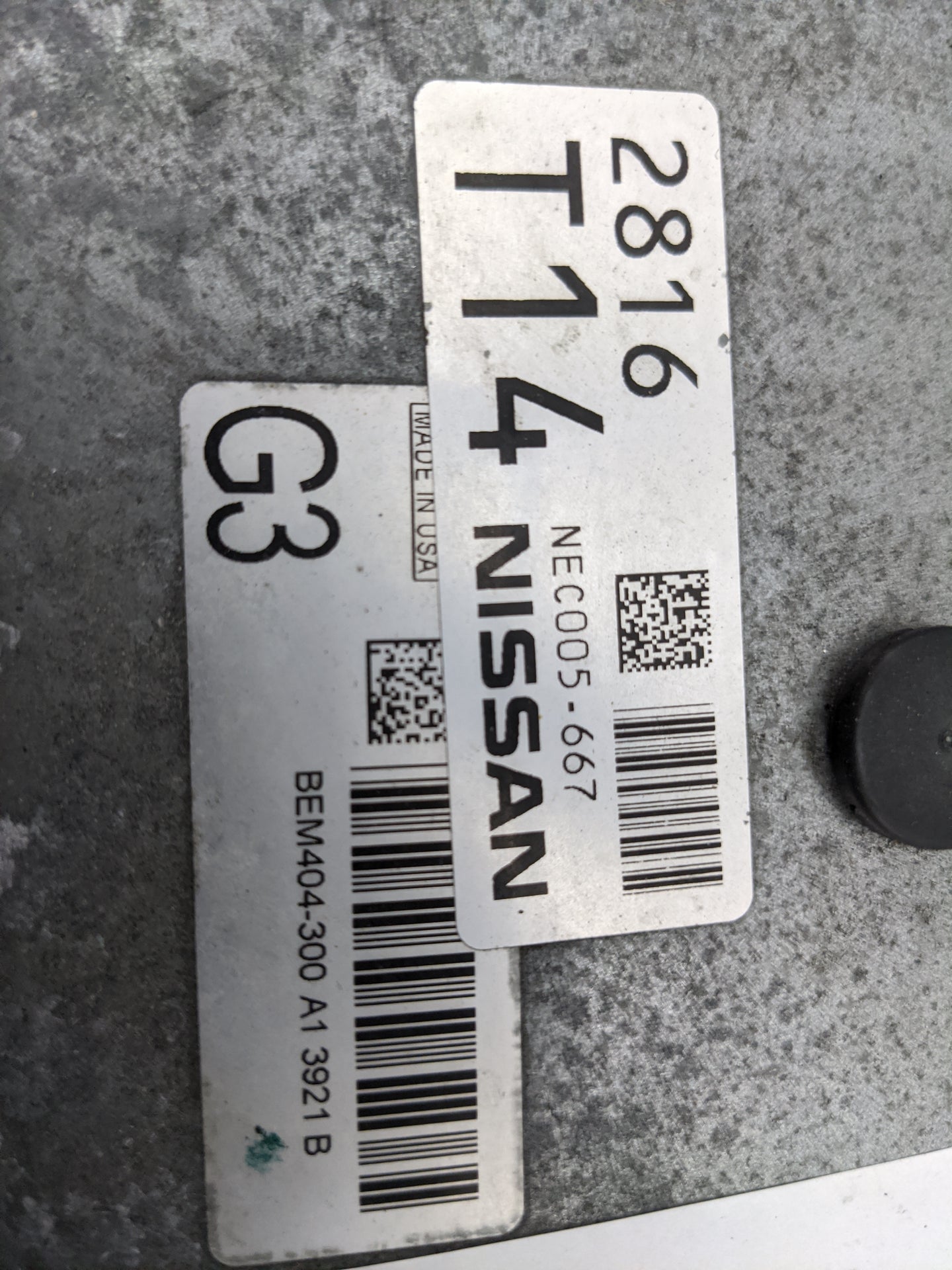 2015 Nissan Altima PCM Engine Control Computer ECU ECM PCU OEM P/N:BEM404-300 NEC005-667 Fits Fits 2013 2014 OEM Used Auto P