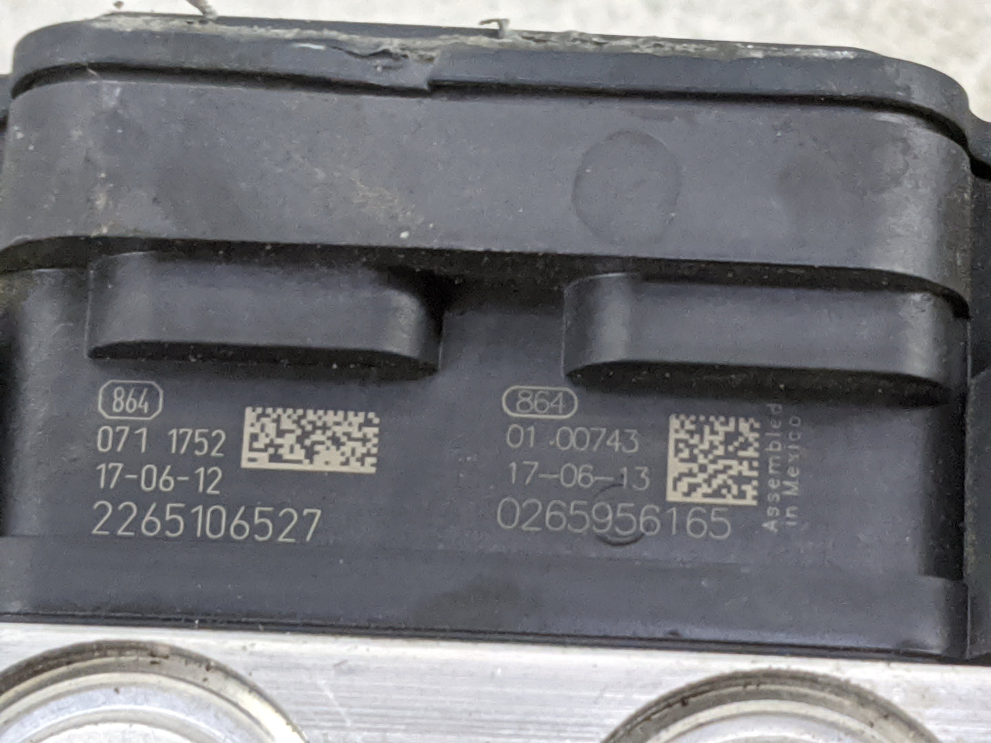 2015 Nissan Altima ABS Pump Control Module Replacement P/N:0265956165 0265255954, 2265106527, 226510A527 Fits Fits 2016 2017