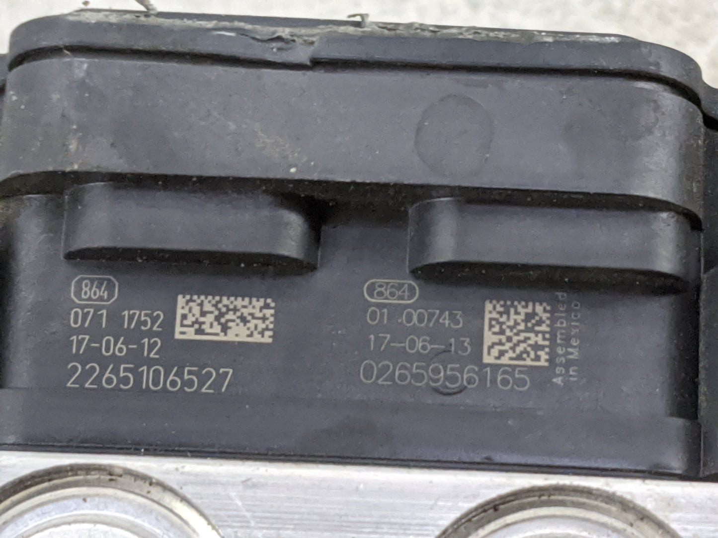 2015 Nissan Altima ABS Pump Control Module Replacement P/N:0265956165 0265255954, 2265106527, 226510A527 Fits Fits 2016 2017