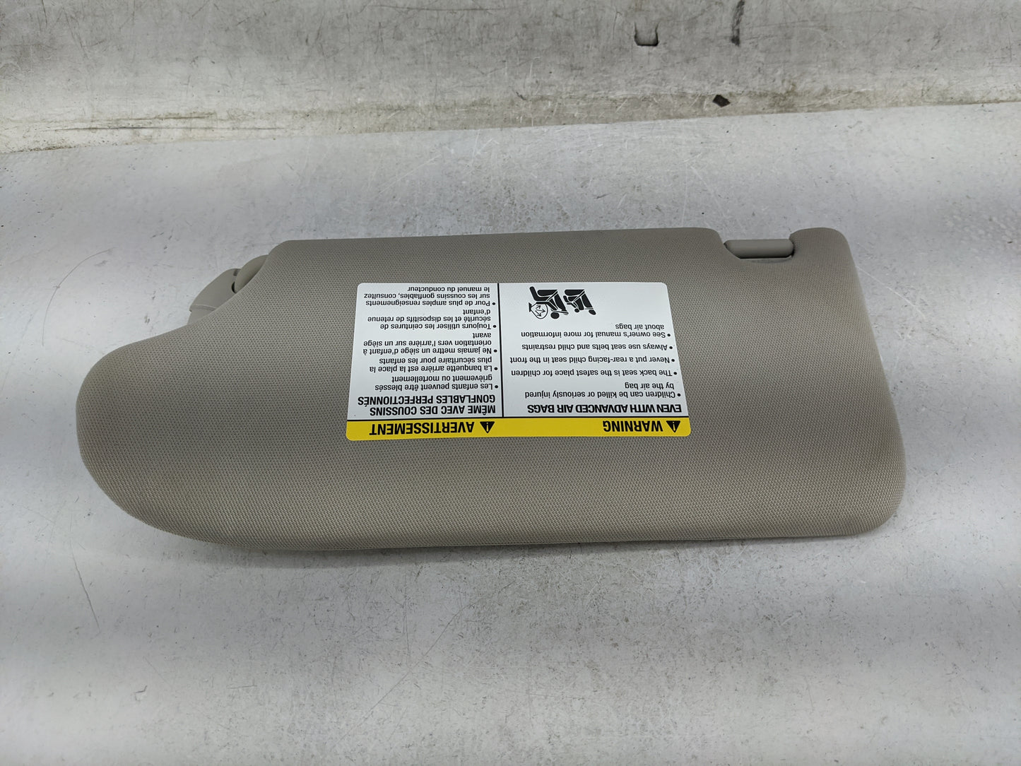 2013-2018 Nissan Altima Sun Visor Shade Replacement Passenger Right Mirror Fits Fits 2013 2014 2015 2016 2017 2018 OEM Used 