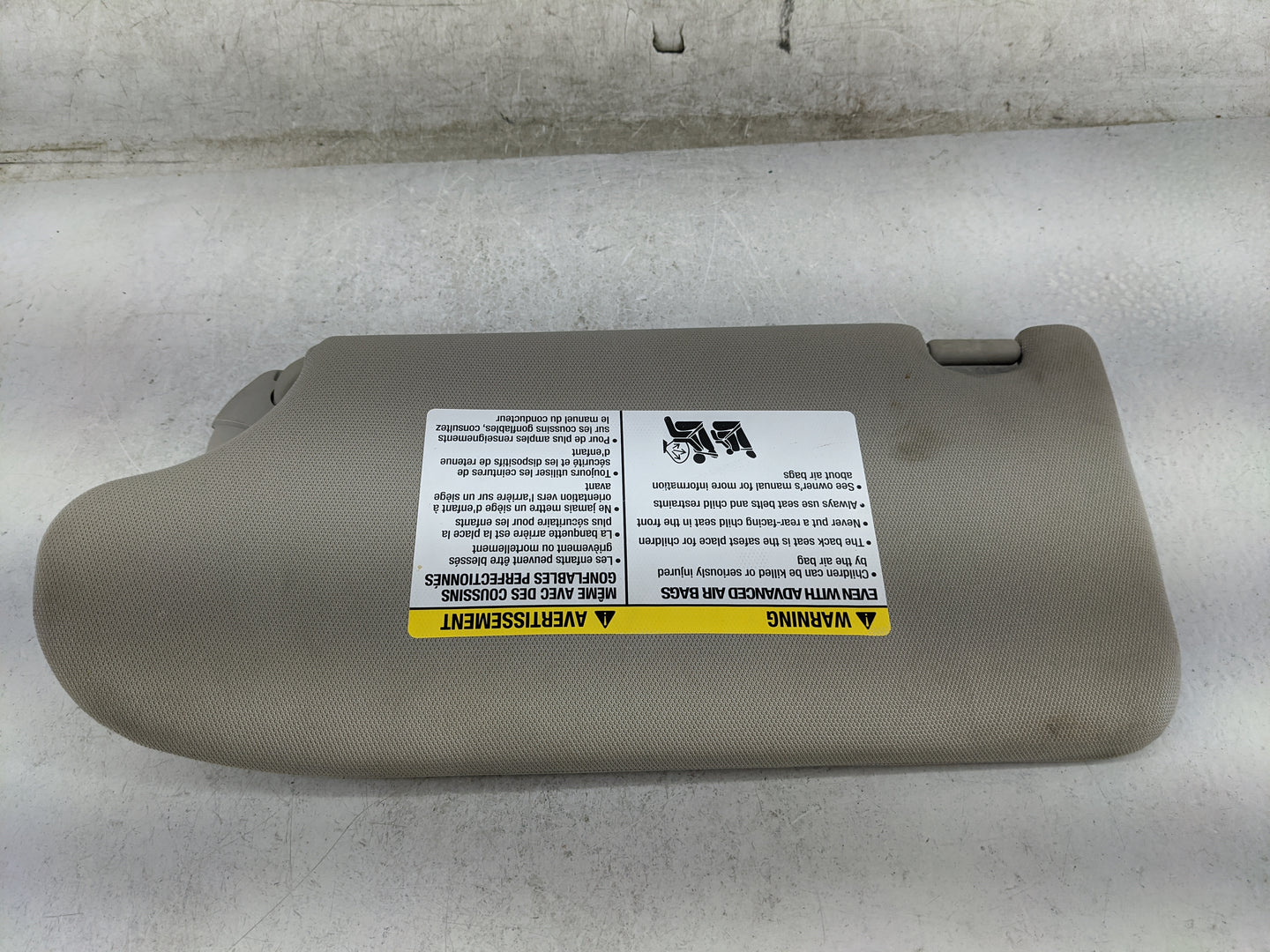 2013-2018 Nissan Altima Sun Visor Shade Replacement Passenger Right Mirror Fits Fits 2013 2014 2015 2016 2017 2018 OEM Used 