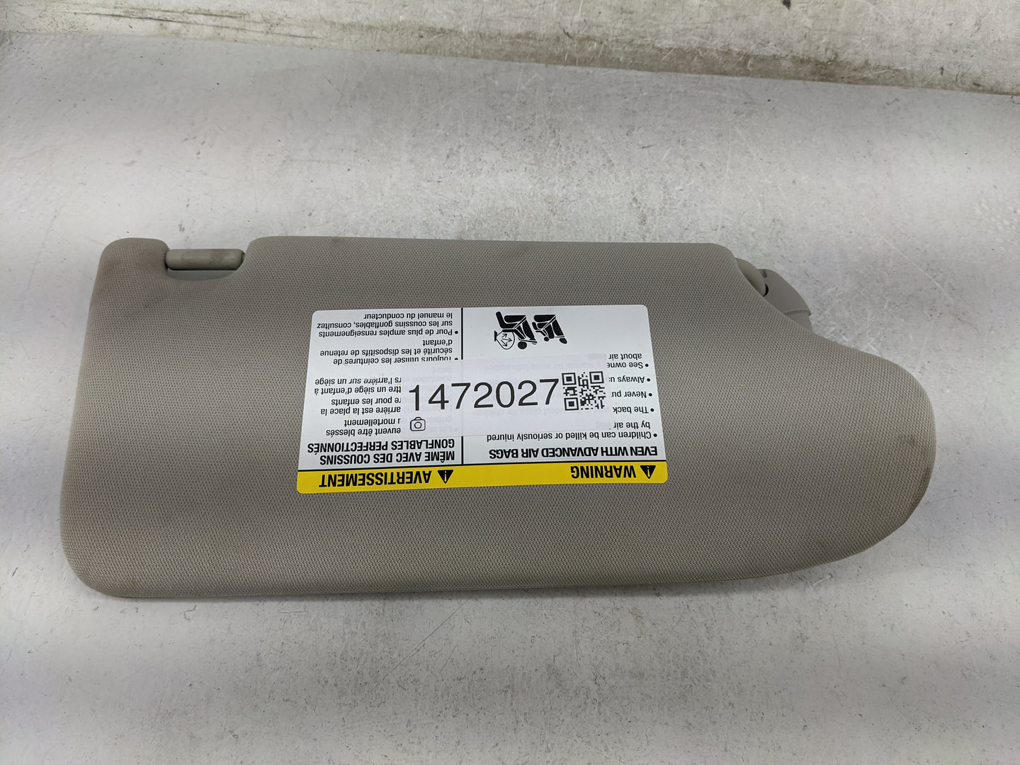 2013-2018 Nissan Altima Sun Visor Shade Replacement Driver Left Mirror Fits Fits 2013 2014 2015 2016 2017 2018 OEM Used Auto