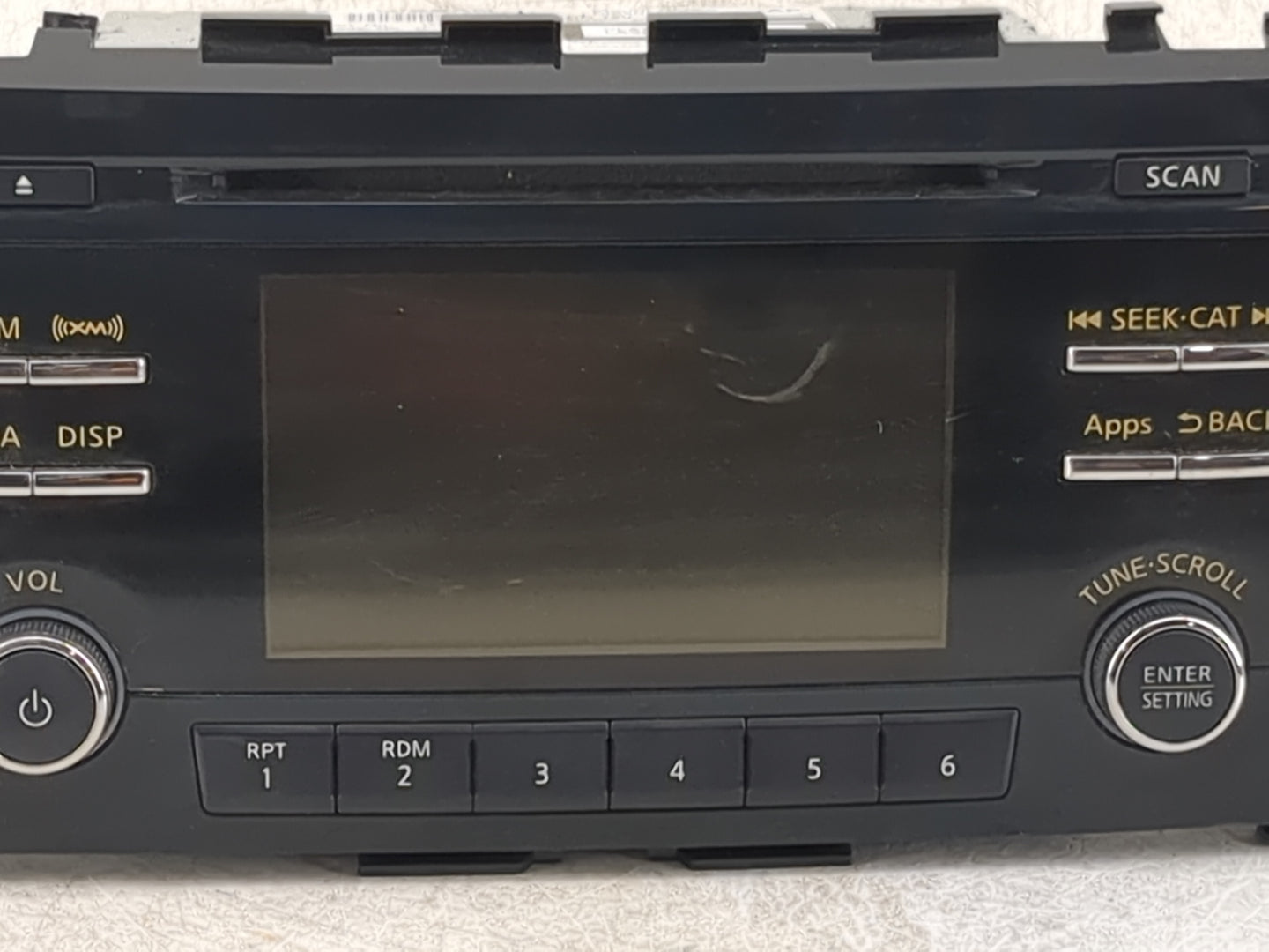 2013-2015 Nissan Altima Radio AM FM Cd Player Receiver Replacement P/N:28185 3TA1B CQ-FN24E1GX Fits Fits 2013 2014 2015 OEM 